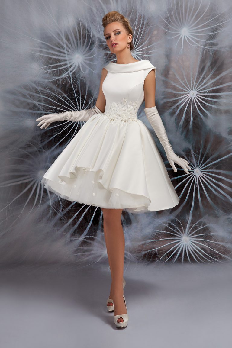 robe courte col bateau