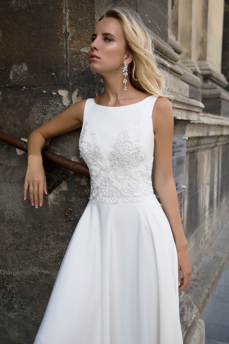 Robe de mariée fluide 2 en 1