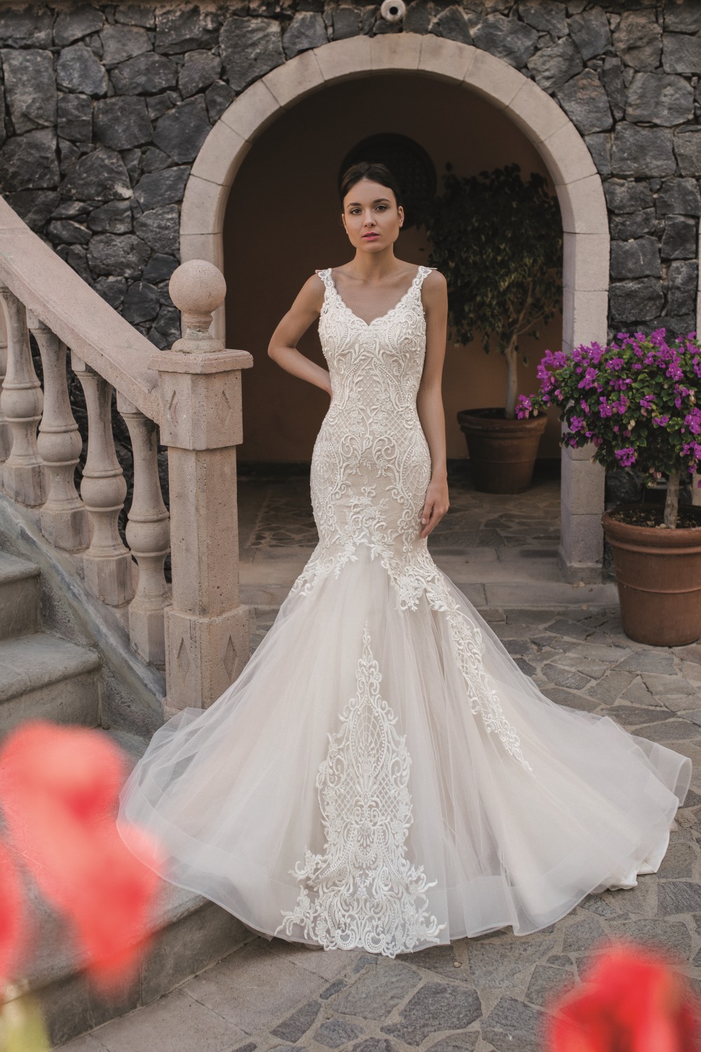 Robe de mariée sirène en dentelle - Oksana Mukha Paris