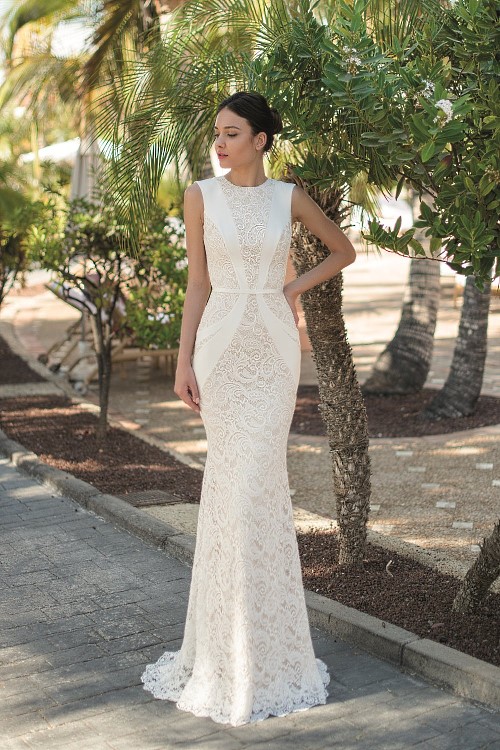 Robe de mariée silhouette ajustée