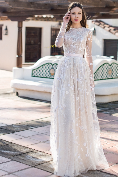 Robe de mariée bohême chic