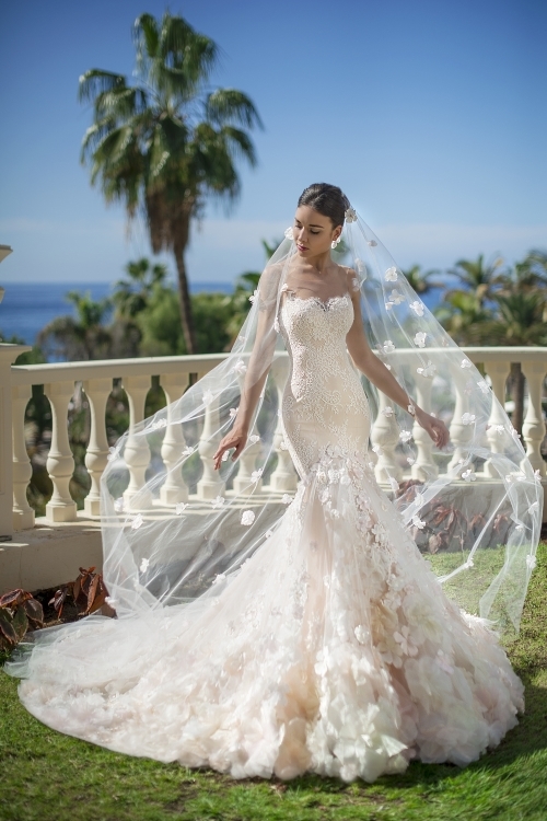 Robe de mariée de luxe coupe sirène