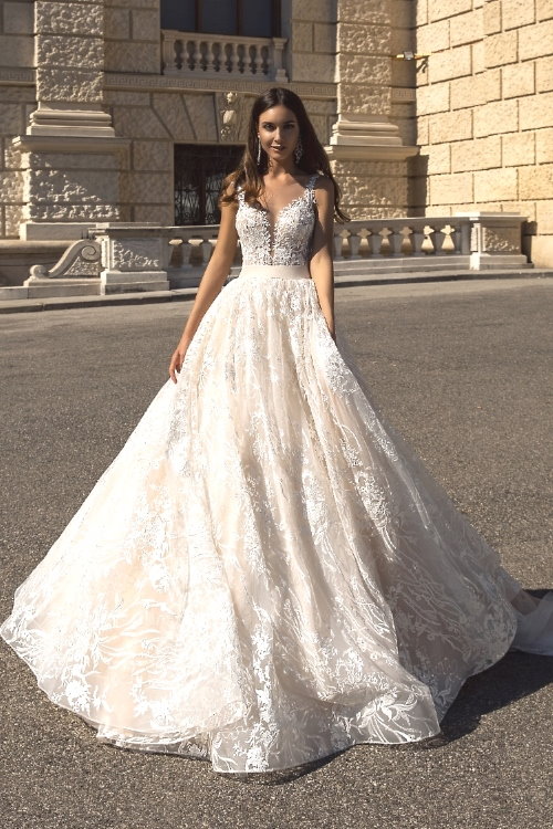 Robe de mariée sans manches