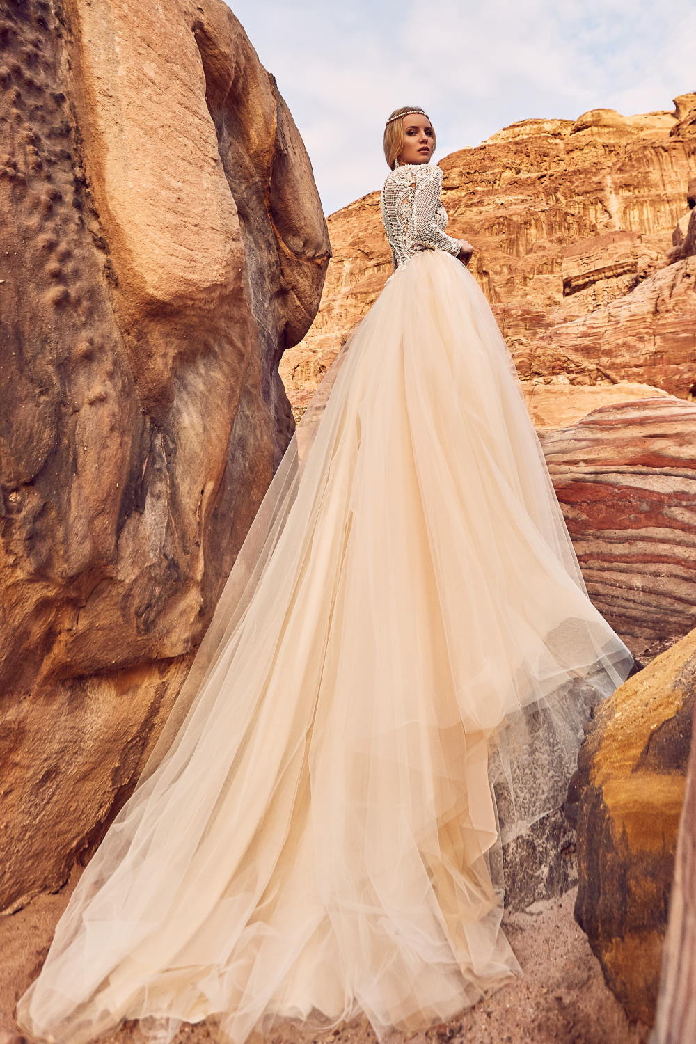 Robe de shop mariée couvrante