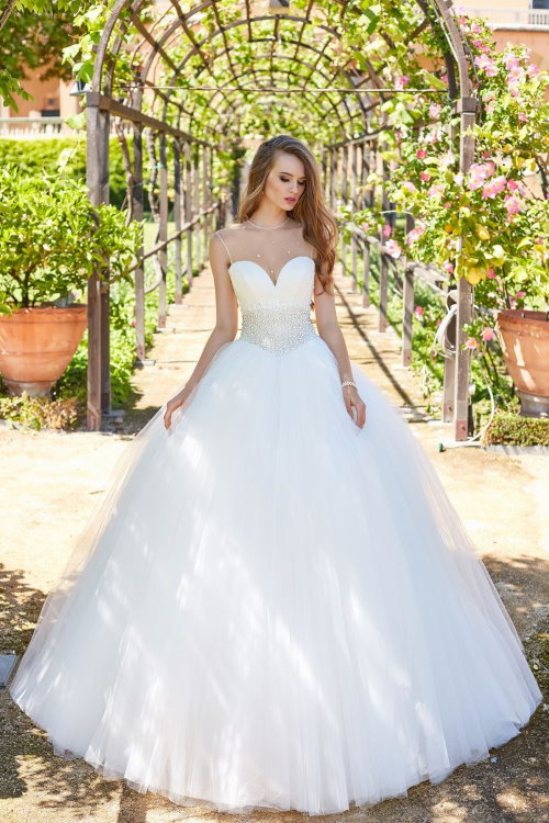 robe de mariée princesse bustier coeur