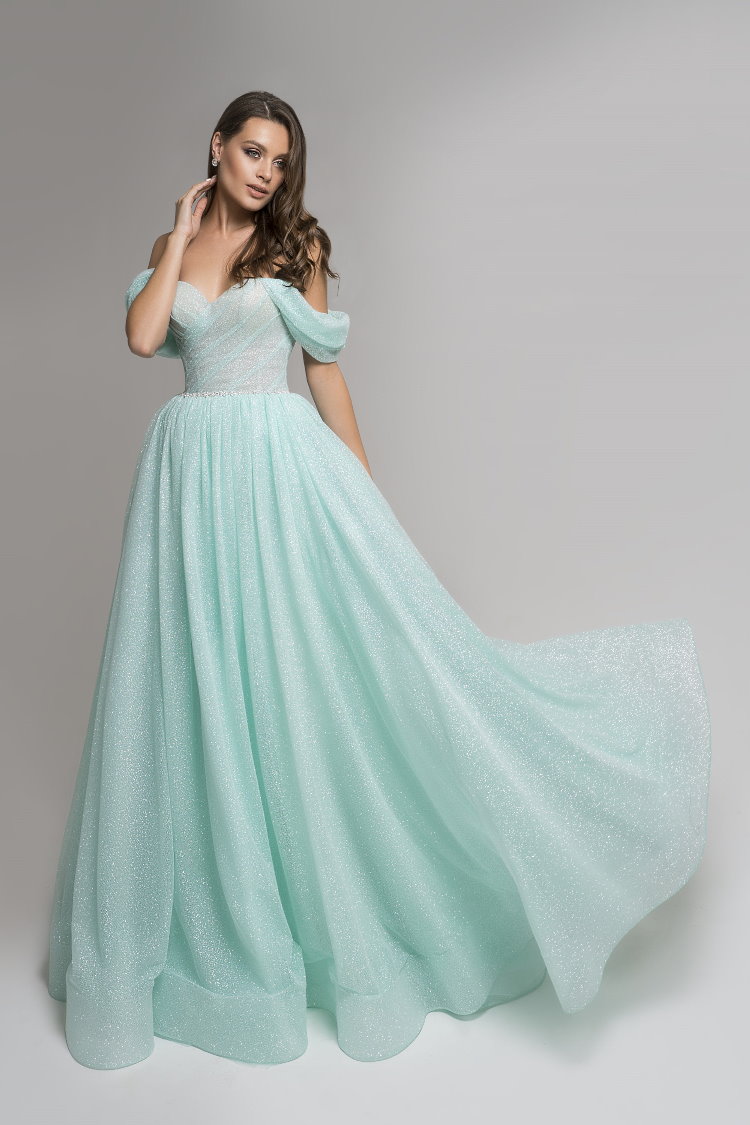 robe vert d eau - soiree gala mariage ceremonie