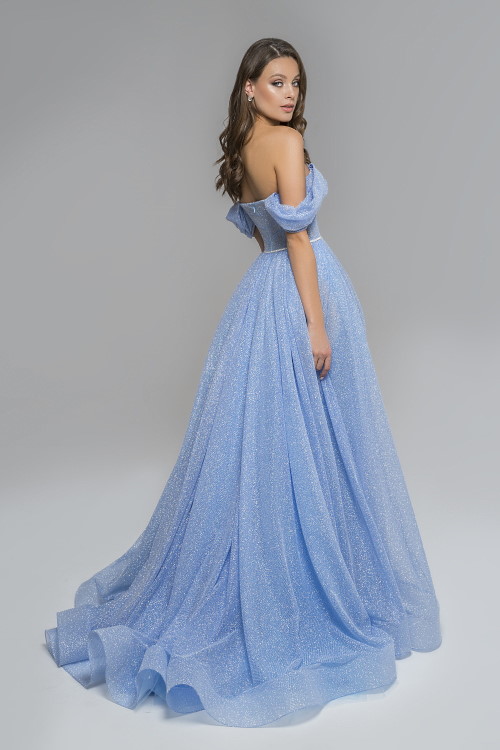 Robe de top gala bleu