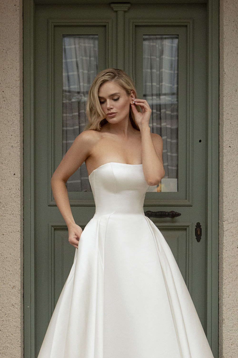 robe de mariee bustier droit