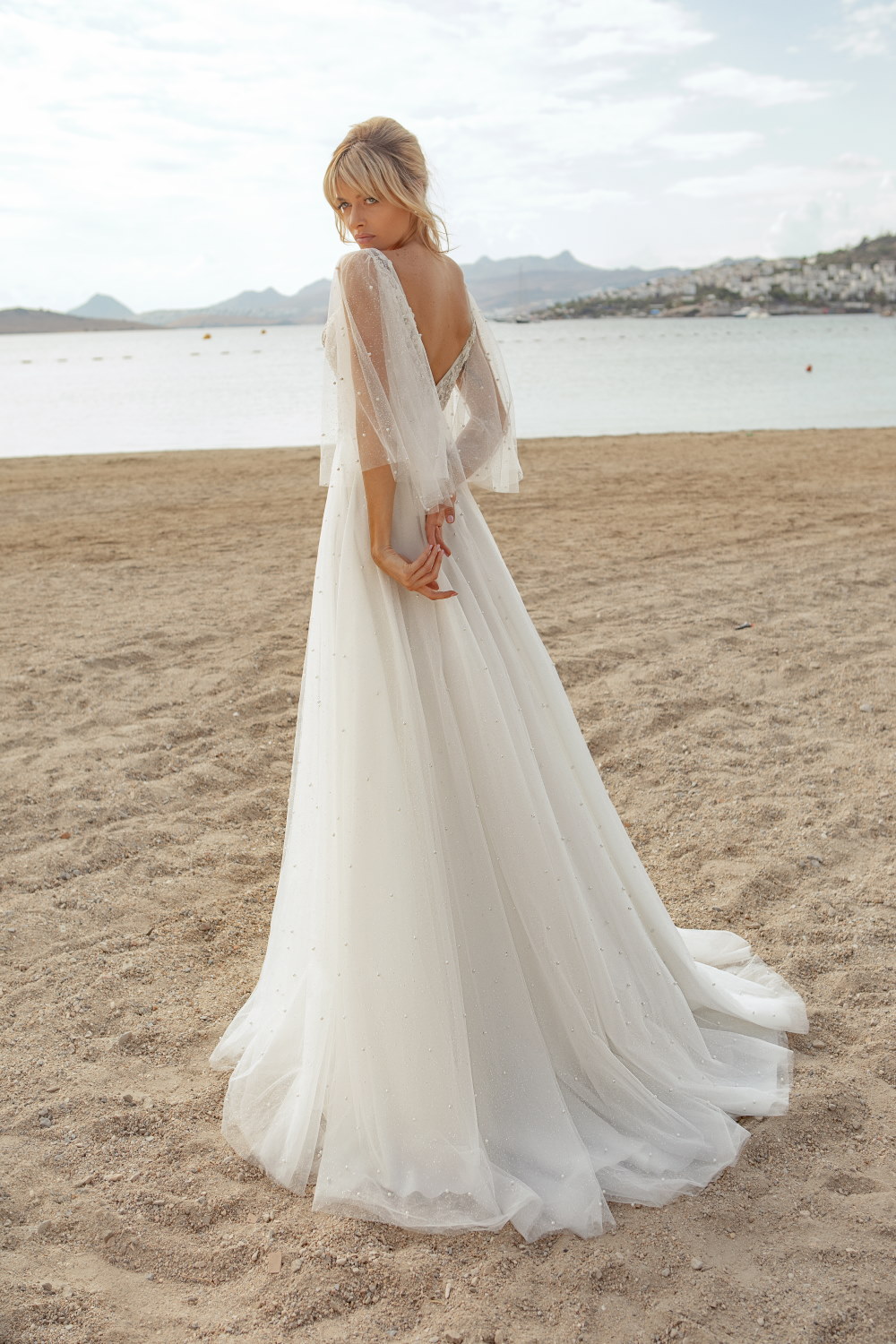 robe de mariee manches voile
