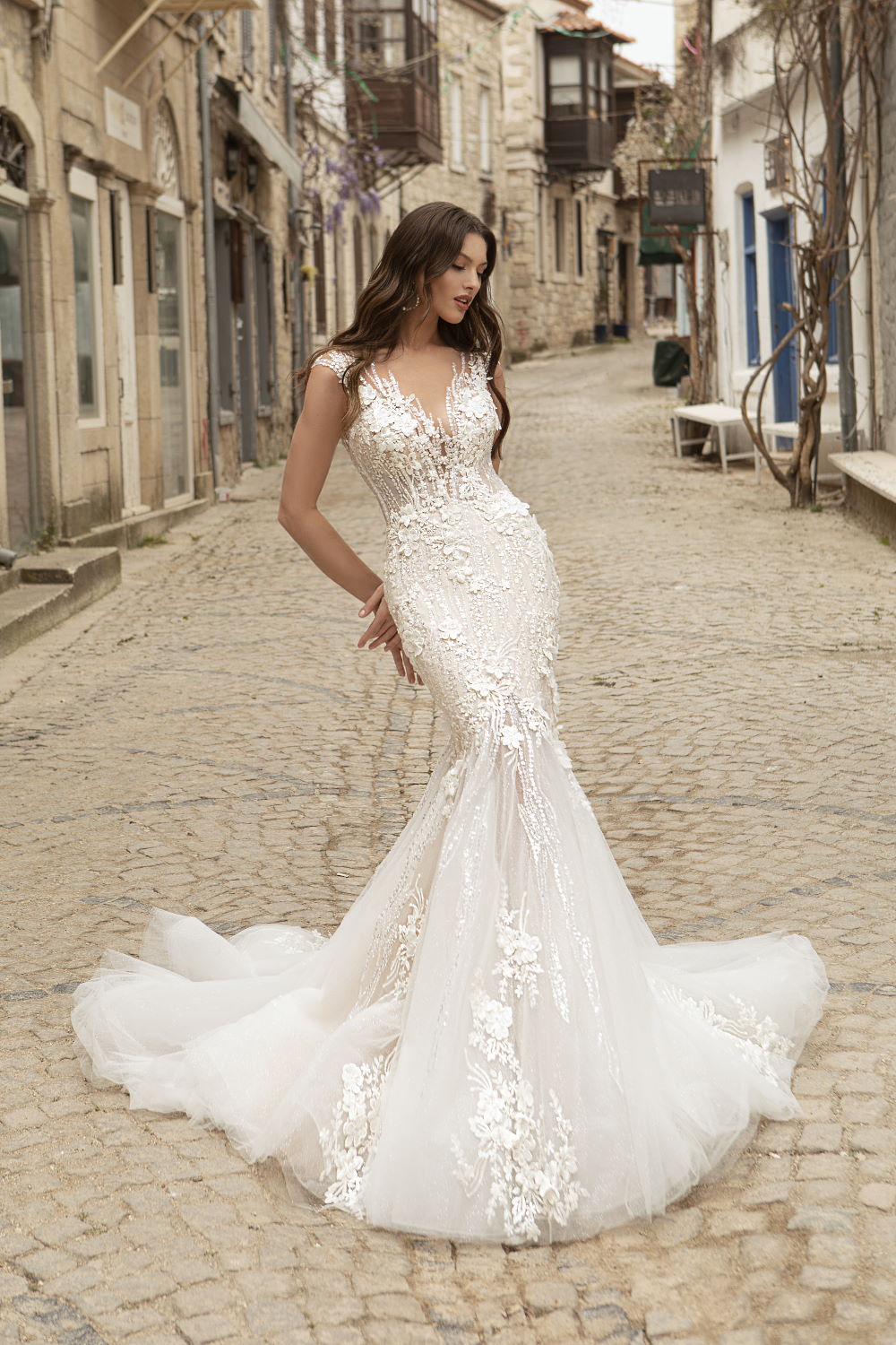 Robe de top mariée sophistiquée