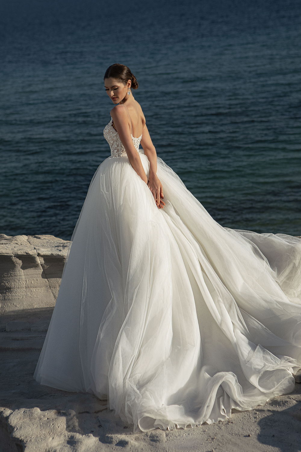 robe de mariee tulle de soie