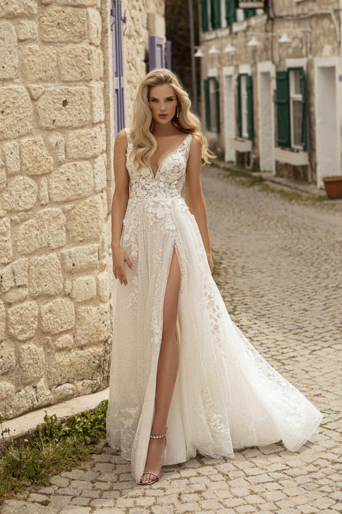 Robe de mariée chic et champêtre