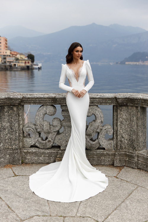 Robe de mariée fourreau