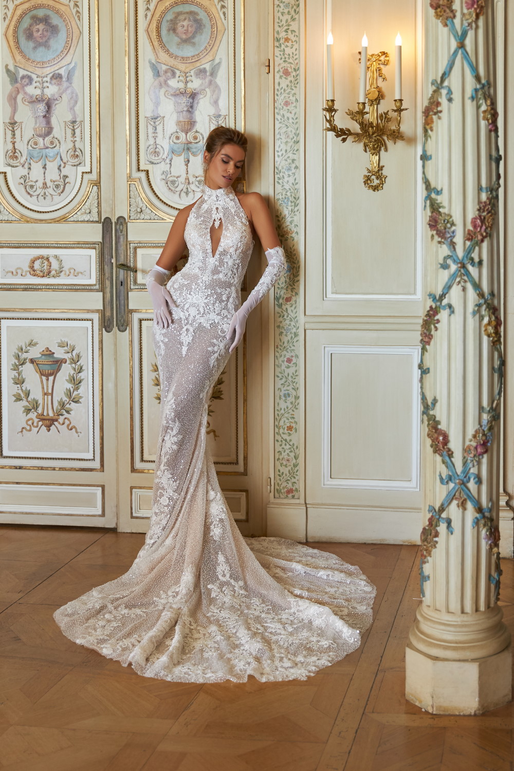 Robe longue emmanchure américaine best sale