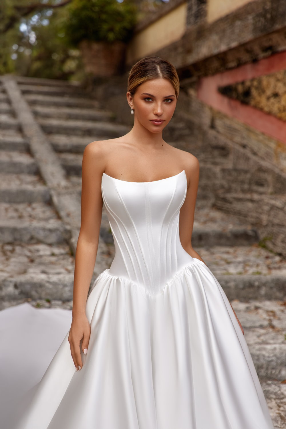 robe de mariee cendrillon en satin