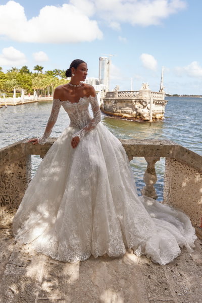 Robe de mariée avec bustier cœur