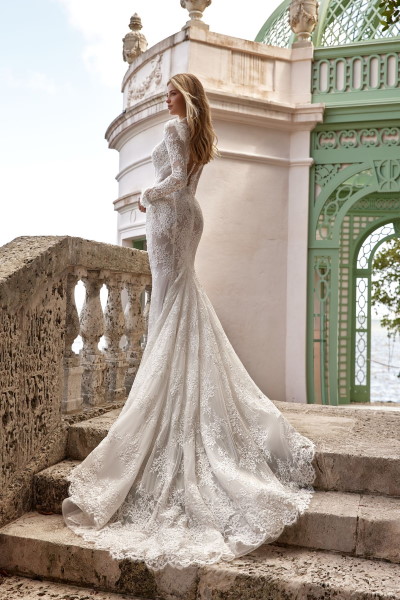 Robe de mariée à longues manches