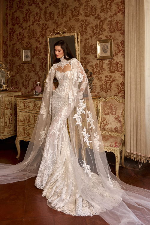 Robe de mariée avec bustier cœur