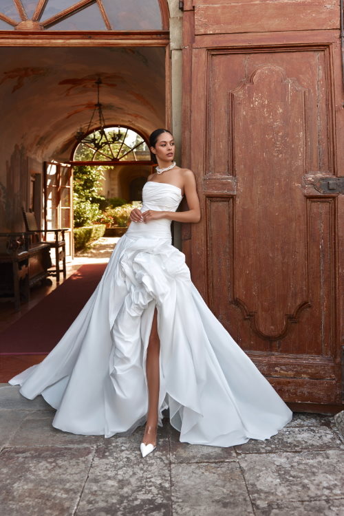 Robe de mariée froissée