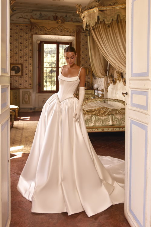 Robe de mariée soyeuse