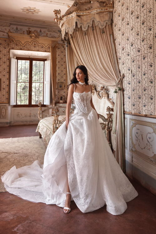 Robe de mariée scintillante