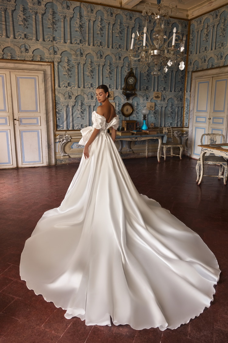 robe de mariee soyeuse en organza de soie